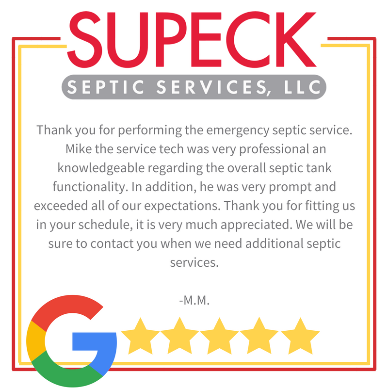 Slide of Supeck Septic Services