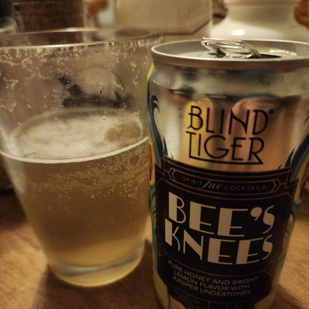 Sober AF Zero Proof Bottle Shop - The Bee's Knees from Blind Tiger... a nice non-alcoholic honey beverage. - Beverage Store Near Me - Tacoma, Washington Sober AF Zero Proof Bottle Shop - The Bee's Knees from Blind Tiger... a nice non-alcoholic honey beverage. - Beverage Store Near Me - Tacoma, Washington