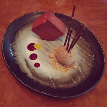 MOMO - Me, and the entire staff, became joyful with laughter when it came to this awesome desert containing pop rocks! - Asian Fusion Near Me - Amsterdam, New Hampshire