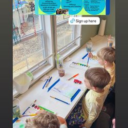Just Around The Corner Studio - Mommy and Me class! Science, Art, and Fun!