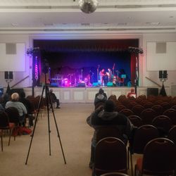 Jewish Community Center - Melaver Auditorium. "Annual Future of Jazz Concert" preps.