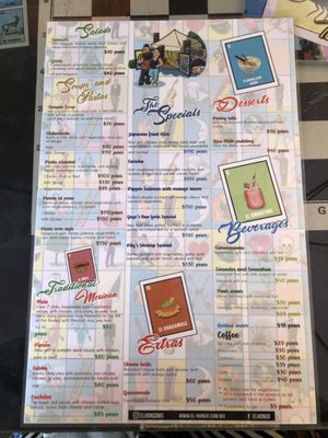 Menu photo 1 El Hongo Playa del Carmen, ROO Menu photo 1 El Hongo Playa del Carmen, ROO