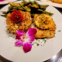 The Chef Summer - Grouper with coconut fried rice and Veggies