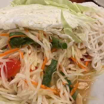 Champa Garden - Thai style papaya salad - Thai Near Me - Redding, California