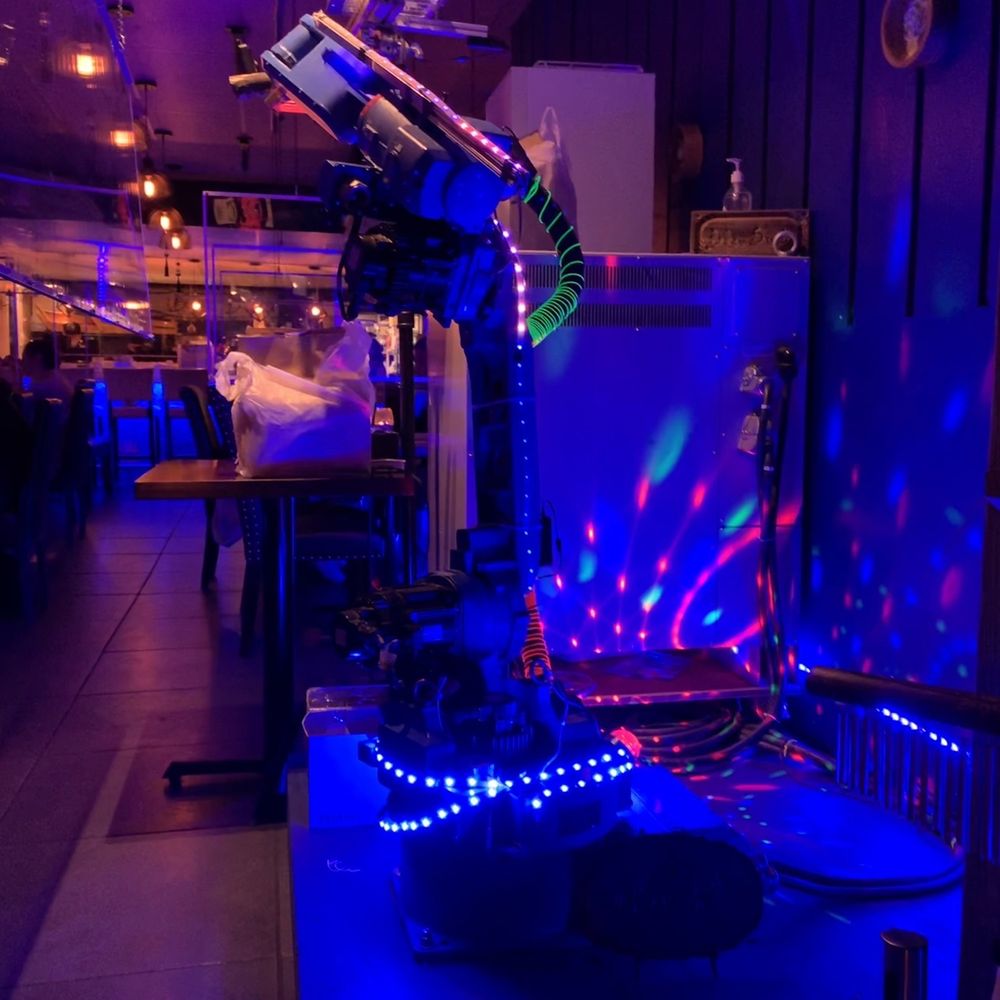 Bleu Sushi - Robot arm - Sushi Bars Near Me - Philadelphia, Pennsylvania Bleu Sushi - Robot arm - Sushi Bars Near Me - Philadelphia, Pennsylvania