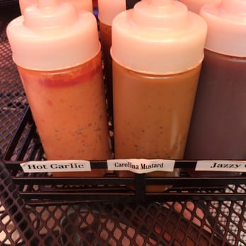 Meat BBQ - Sauce caddy side 2 - Barbeque Near Me - Lansing, Michigan