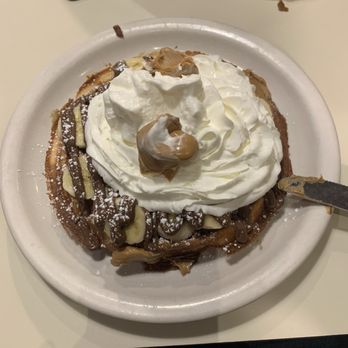Funk 'n Waffles - Crepe Expectations Waffle with peanut butter - New American Near Me - Syracuse, New York Funk 'n Waffles - Crepe Expectations Waffle with peanut butter - New American Near Me - Syracuse, New York