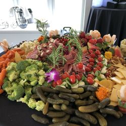 Goode's Family Restaurant - A nice array of veggies catered at the wedding!