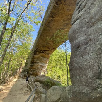 Natural Bridge State Resort Park - Under the Natural Bridge - Parks Near Me - Slade, Kentucky
