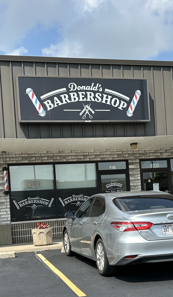 Donald’s Barbershop Logo