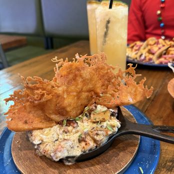 La Cruderia - Octopus Potato cheese skillet - Mexican Near Me - Houston, Texas