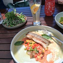 Three Seven Two - Snapper with gazpacho sauce