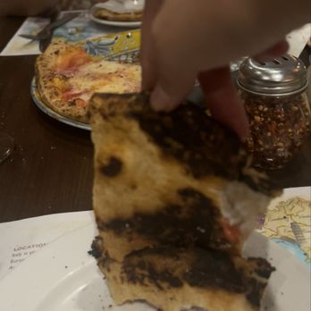 il Canale - Margherita Pizza Burnt At the bottom & undercooked - Italian Near Me - Washington, DC, District of Columbia il Canale - Margherita Pizza Burnt At the bottom & undercooked - Italian Near Me - Washington, DC, District of Columbia
