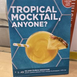 Got me in a chokehold :ISLAND PUNCH SMOOTHIE