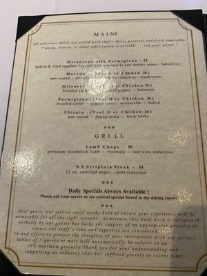 Menu photo 2 Antica Osteria Brampton, ON