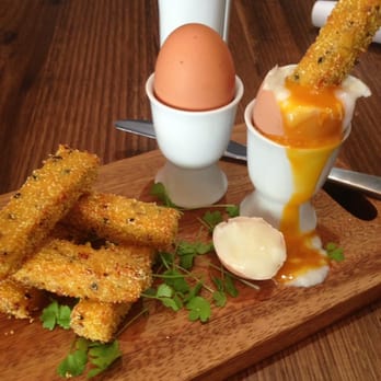 Graze on King - Polenta Egg Soldiers ! - American Near Me - Newtown, NSW Graze on King - Polenta Egg Soldiers ! - American Near Me - Newtown, NSW