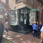 Photo of Mike & Patty's - Boston - Boston, MA, United States. Waiting outside