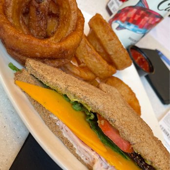 Rimrock Café - Turkey, Turkey Bacon and Avocado sando w O-rings - Cafes Near Me - Bend, Oregon Rimrock Café - Turkey, Turkey Bacon and Avocado sando w O-rings - Cafes Near Me - Bend, Oregon