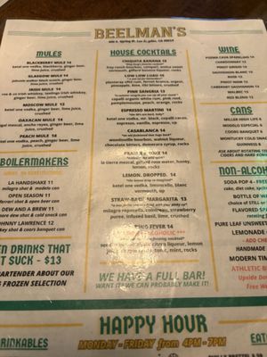 Menu photo 2 Beelman's Los Angeles, CA Menu photo 2 Beelman's Los Angeles, CA
