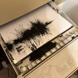 Zuma Office Supply - Zuma office supply ink cartridges that leaked. What a mess Zuma office Supply ink cartridges caused.