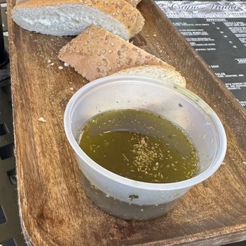 Capo Strada - a bowl of olive oil and bread - Pizza Near Me - Ocean City, New Jersey Capo Strada - a bowl of olive oil and bread - Pizza Near Me - Ocean City, New Jersey