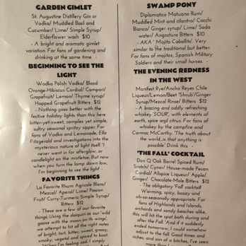 The Floridian - Cocktail menu - Southern Near Me - Saint Augustine, Florida The Floridian - Cocktail menu - Southern Near Me - Saint Augustine, Florida