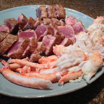 Fresh Fish Fanatics - Seared Ahi with our Ca King Crab - Seafood Markets Near Me Fresh Fish Fanatics - Seared Ahi with our Ca King Crab - Seafood Markets Near Me