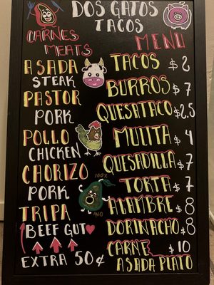 Menu photo 4 Gatos tacos L.A Los Angeles, CA Menu photo 4 Gatos tacos L.A Los Angeles, CA