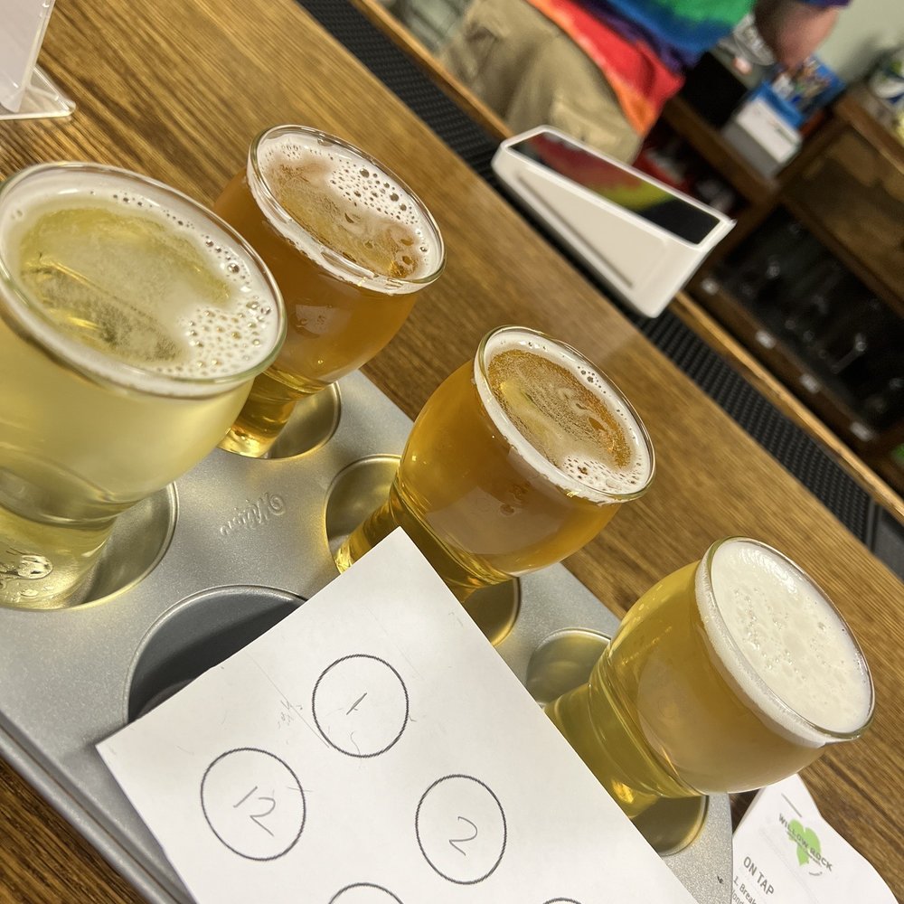 a flight of beers a flight of beers