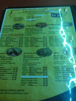 Menu photo 2 Don Tomi Tacos Springdale, AR