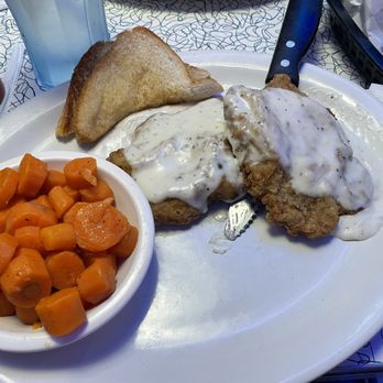 Hot Rods 50's Diner - Country Fried Steak, Candied Carrots - American Near Me - Alcoa, Tennessee Hot Rods 50's Diner - Country Fried Steak, Candied Carrots - American Near Me - Alcoa, Tennessee