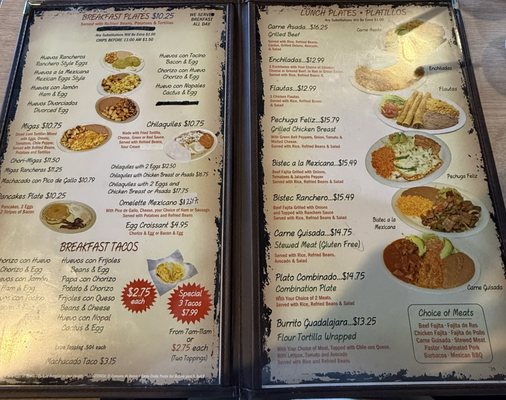 Menu photo 2 Taco Aranda Austin, TX