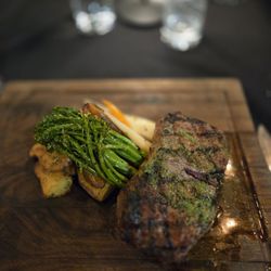 Latitude 48 - The steak was clearly sous vied.  The most tender steak I've ever tasted.