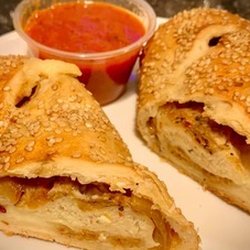 Bananarama Bakery - Italian sausage & caramelized onion stromboli