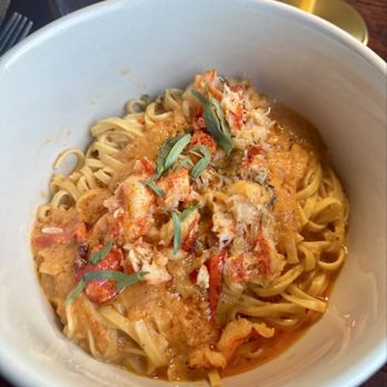 The Paper Canoe - Lobster Linguine - Seafood Near Me - Duck, North Carolina The Paper Canoe - Lobster Linguine - Seafood Near Me - Duck, North Carolina