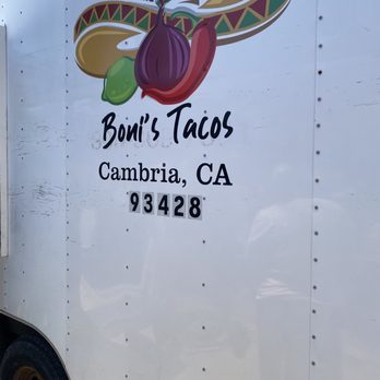 Boni's Tacos - Mexican Near Me - Cambria, California Boni's Tacos - Mexican Near Me - Cambria, California