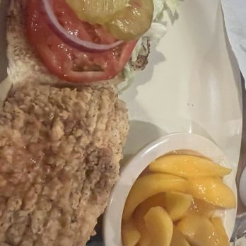Lambert's Cafe - Pork chop sandwich - Seafood Near Me - Foley, Alabama