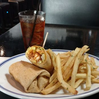STATS Brewpub - Buffalo Chicken Wrap with Sweet Tea - Sports Bars Near Me - Atlanta, Georgia STATS Brewpub - Buffalo Chicken Wrap with Sweet Tea - Sports Bars Near Me - Atlanta, Georgia