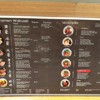 Ramen Wakusei - Ramen menu - Ramen Near Me - Sunnyvale, California Ramen Wakusei - Ramen menu - Ramen Near Me - Sunnyvale, California