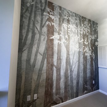 Parfait Wallpaper Services - A misty forest, brought indoors. Designer murals, expertly installed across the Bay Area. - Wallpapering Near Me - San Rafael, California Parfait Wallpaper Services - A misty forest, brought indoors. Designer murals, expertly installed across the Bay Area. - Wallpapering Near Me - San Rafael, California