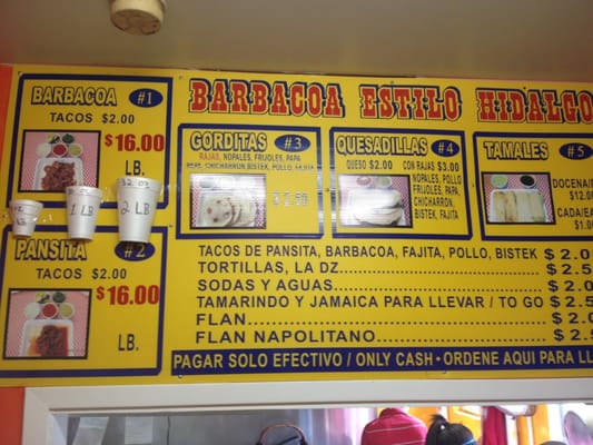 Menu photo 2 Barbacoa Estilo Hidalgo Dallas, TX Menu photo 2 Barbacoa Estilo Hidalgo Dallas, TX