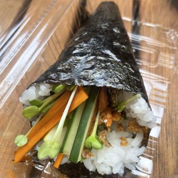 Mama Kim’s - Salmon Skin Hand Roll - Poke Near Me - Honolulu, Hawaii Mama Kim’s - Salmon Skin Hand Roll - Poke Near Me - Honolulu, Hawaii