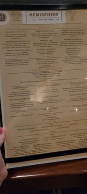 Menu photo 8 Hemisphere Restaurant Orlando, FL Menu photo 8 Hemisphere Restaurant Orlando, FL