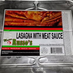 Mama Russo's Homemade Products and Catering - Lasagna with Meat Sauce