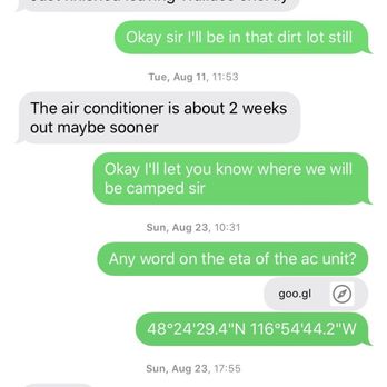 North Idaho Rv - Screenshot of the day he installed - RV Repair Near Me - Athol, Idaho North Idaho Rv - Screenshot of the day he installed - RV Repair Near Me - Athol, Idaho