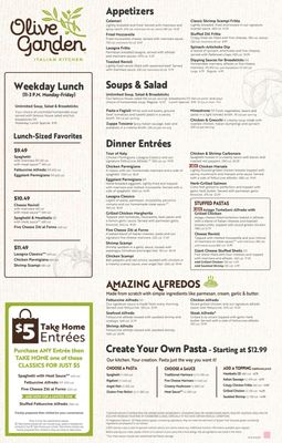 Menu photo 4 Olive Garden Italian Restaurant Tucson, AZ Menu photo 4 Olive Garden Italian Restaurant Tucson, AZ