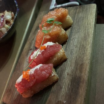 Paperfish Sushi - Crispy Rice (tuna & salmon) - Sushi Bars Near Me - Miami, Florida Paperfish Sushi - Crispy Rice (tuna & salmon) - Sushi Bars Near Me - Miami, Florida