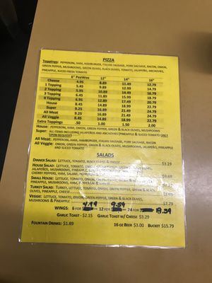 Menu photo 4 M G's Pizza Robstown, TX