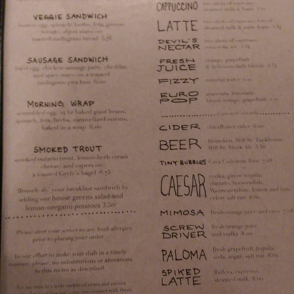 Menu Menu
