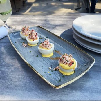 The Perch - lobster deviled eggs - Breweries Near Me - Chicago, Illinois The Perch - lobster deviled eggs - Breweries Near Me - Chicago, Illinois
